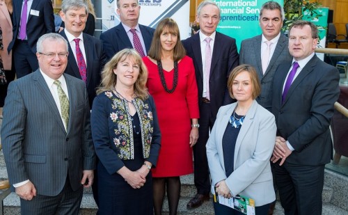 The Minister for Education and Skills launched the International Financial Services Apprenticeships on Friday 29th September in the National College of Ireland.