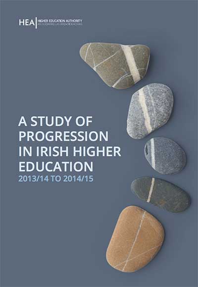 cover for A Study of Progression in Irish Higher Education 2013/14 – 2014/15