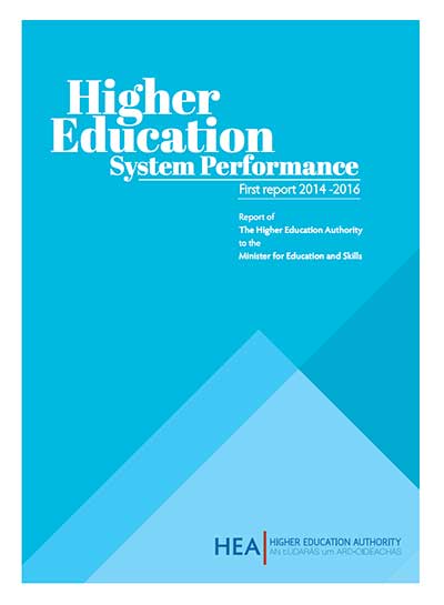 cover for Higher Education System Performance Volume 1 2014 – 2016