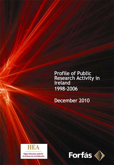 cover for Profile of Public Research Activity in Ireland 1998-2006