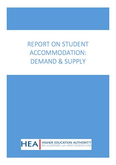 cover for Report on Student Accommodation: Demand & Supply