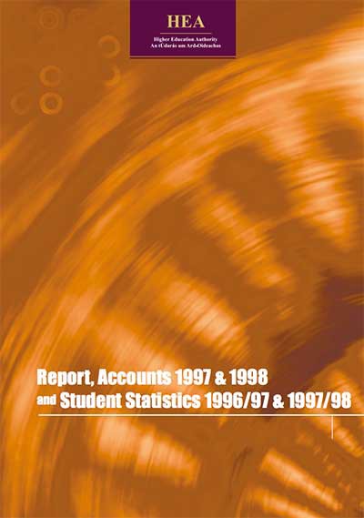 cover for Reports, Accounts 1997 & 1998. Student Statistics 1996/97 & 1997/98