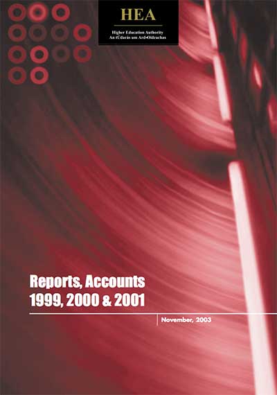 cover for Reports, Accounts 1999, 2000 & 2001