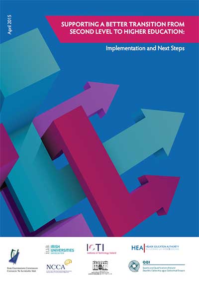 cover for Supporting a Better Transition From Second Level to Higher Education – Implementation & Next Steps