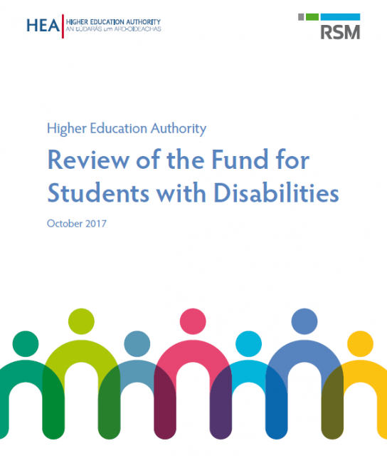 cover for Review of the Fund for Students with Disabilities – Appendix 1