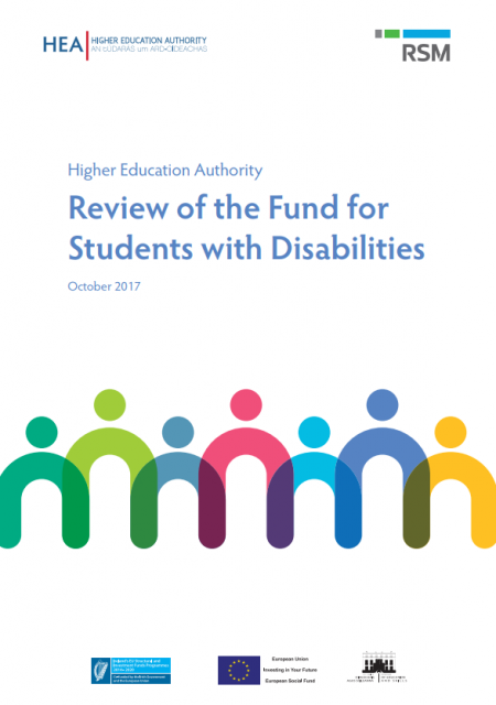 cover for Review of the Fund for Students with Disabilities