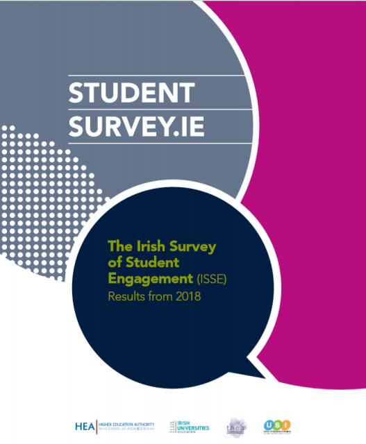 cover for The Irish Survey of Student Engagement (ISSE) Results from 2018