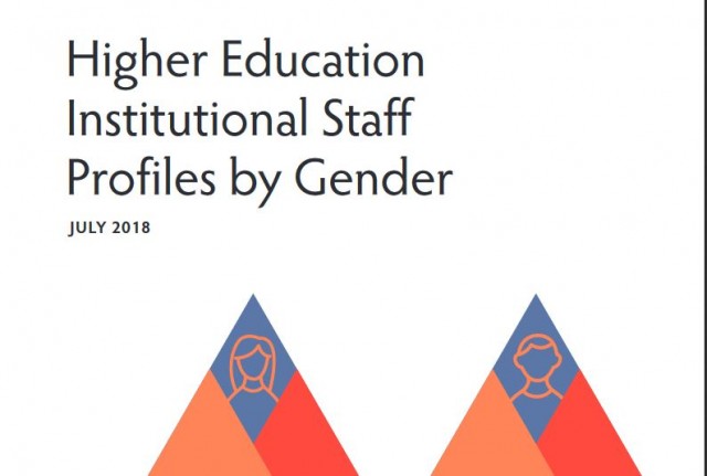 cover for Higher Education Institutional Staff Profiles by Gender