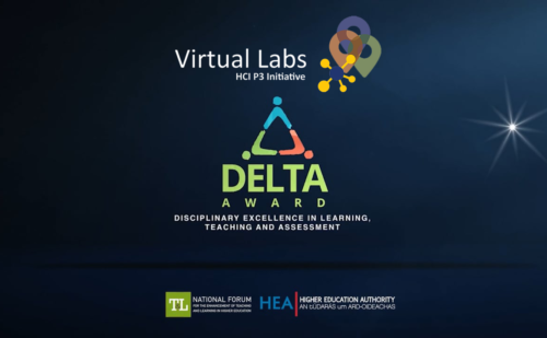 Virtual Labs Project Receives Prestigious DELTA Award for Excellence in Teaching and Learning Enhancement