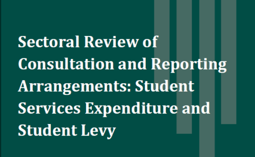 Sectoral Review of Consultation and Reporting Arrangements Student Services Expenditure and Student Levy Thumbnail