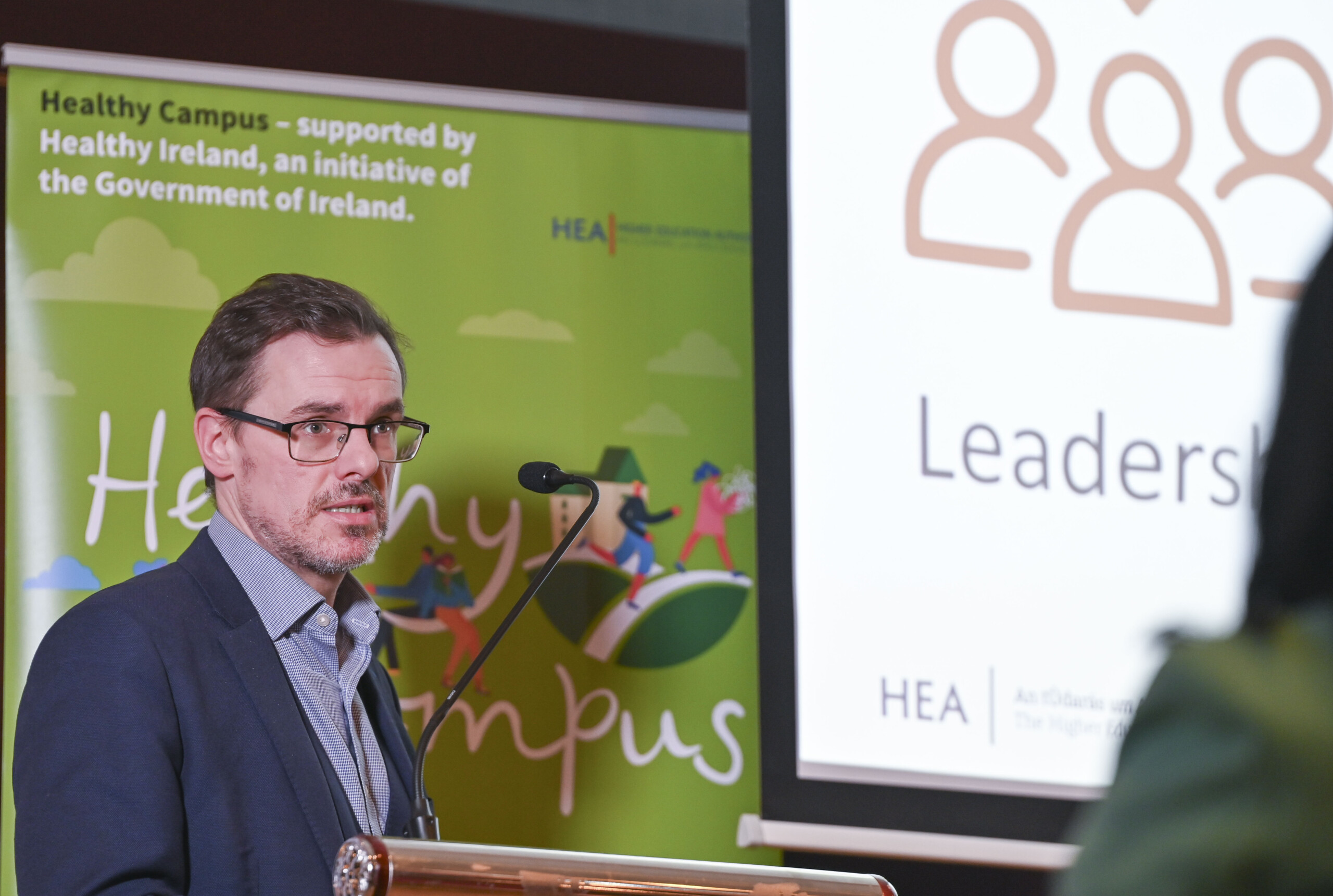 Ross Woods of the HEA speaking at the Launch of the Limerick Framework