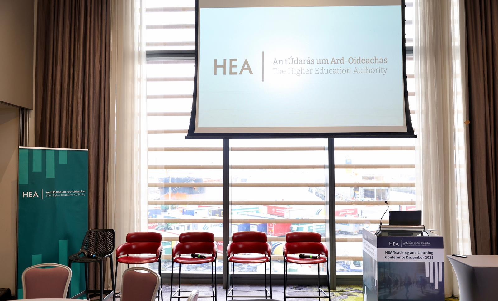 Teaching and Learning Conference Dec 2025 set-up shot