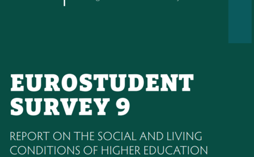 Cover page of new EUROSTUDENT Report reads 'EUROSTUDENT Survey 9'
